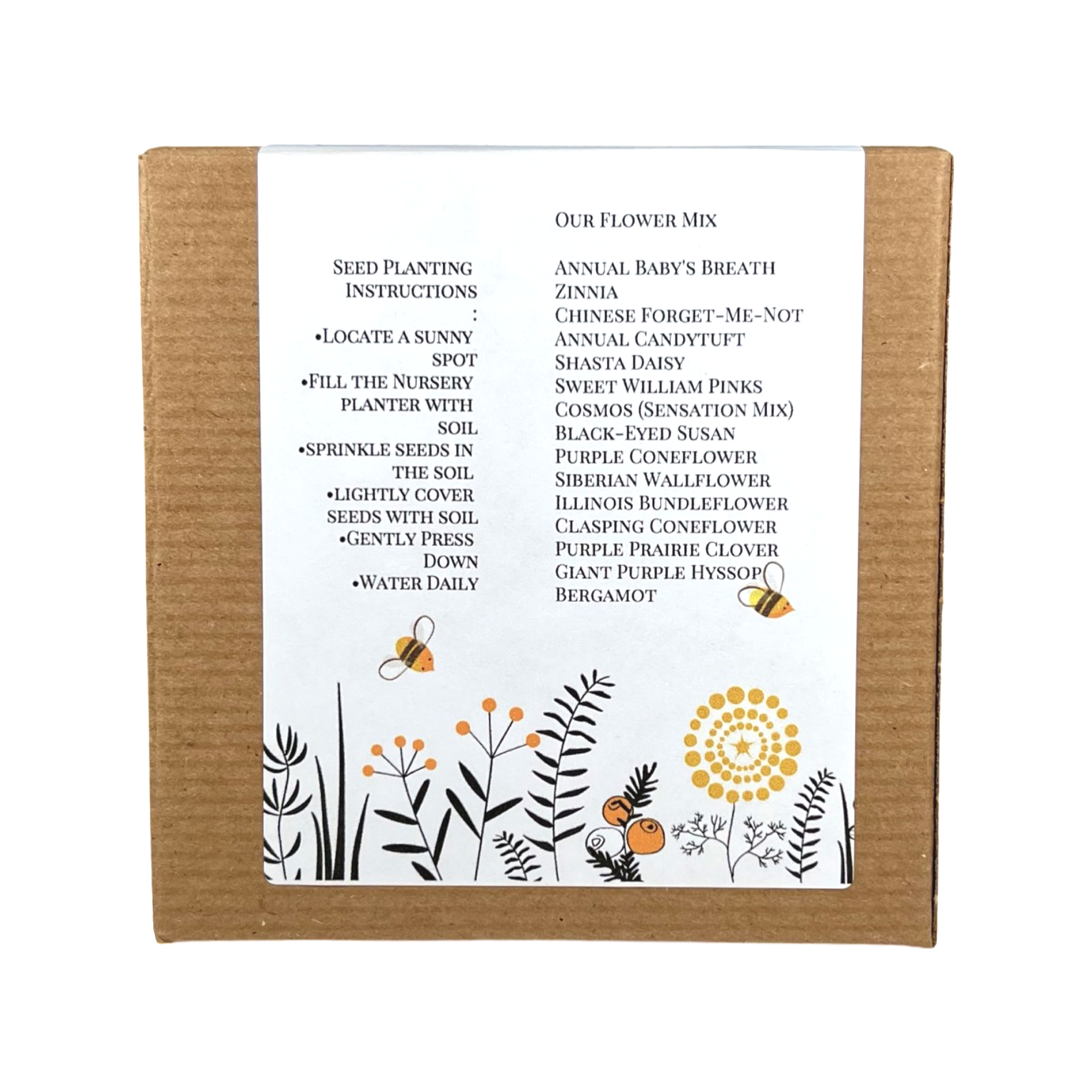 Wildflower-BEE FOOD Grow Kit