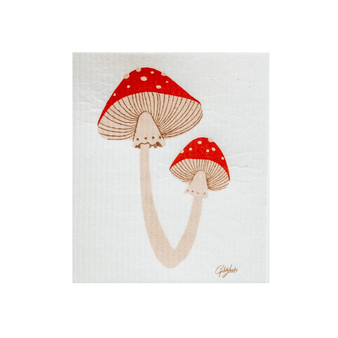 Swedish Dishcloth: Mushroom