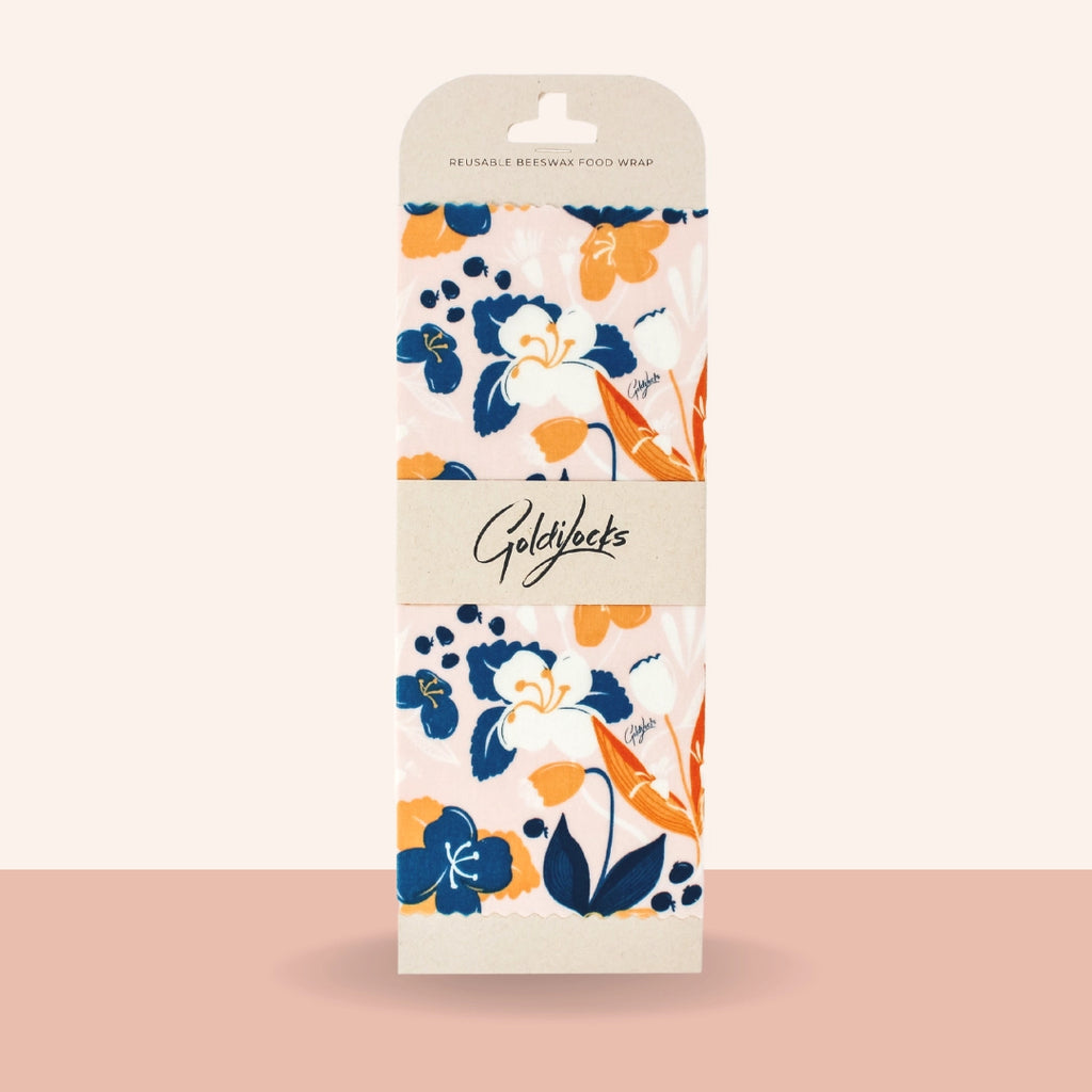 Reusable Beeswax Food Wraps: Amber Blueberry