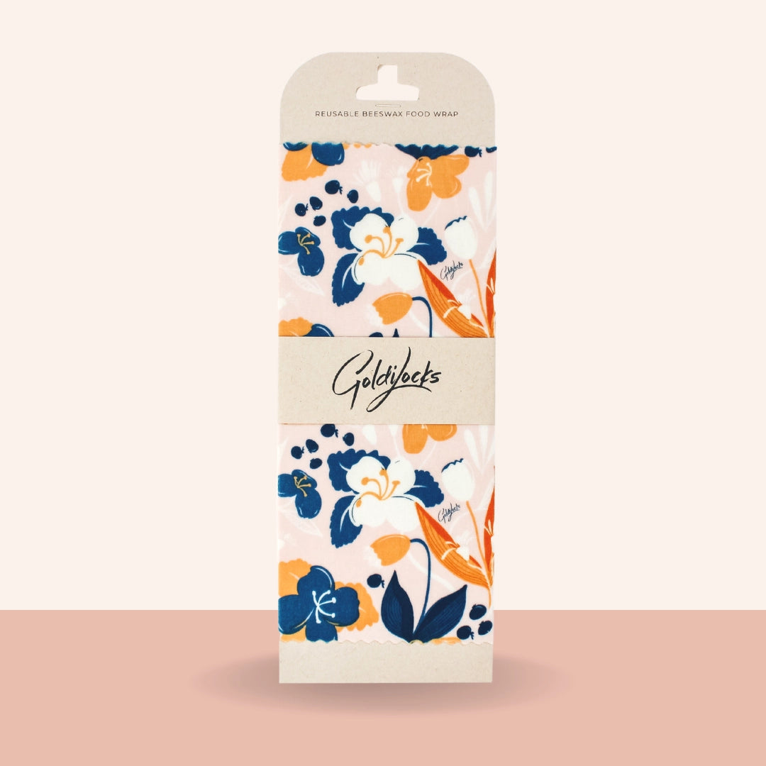 Reusable Beeswax Food Wraps: Amber Blueberry