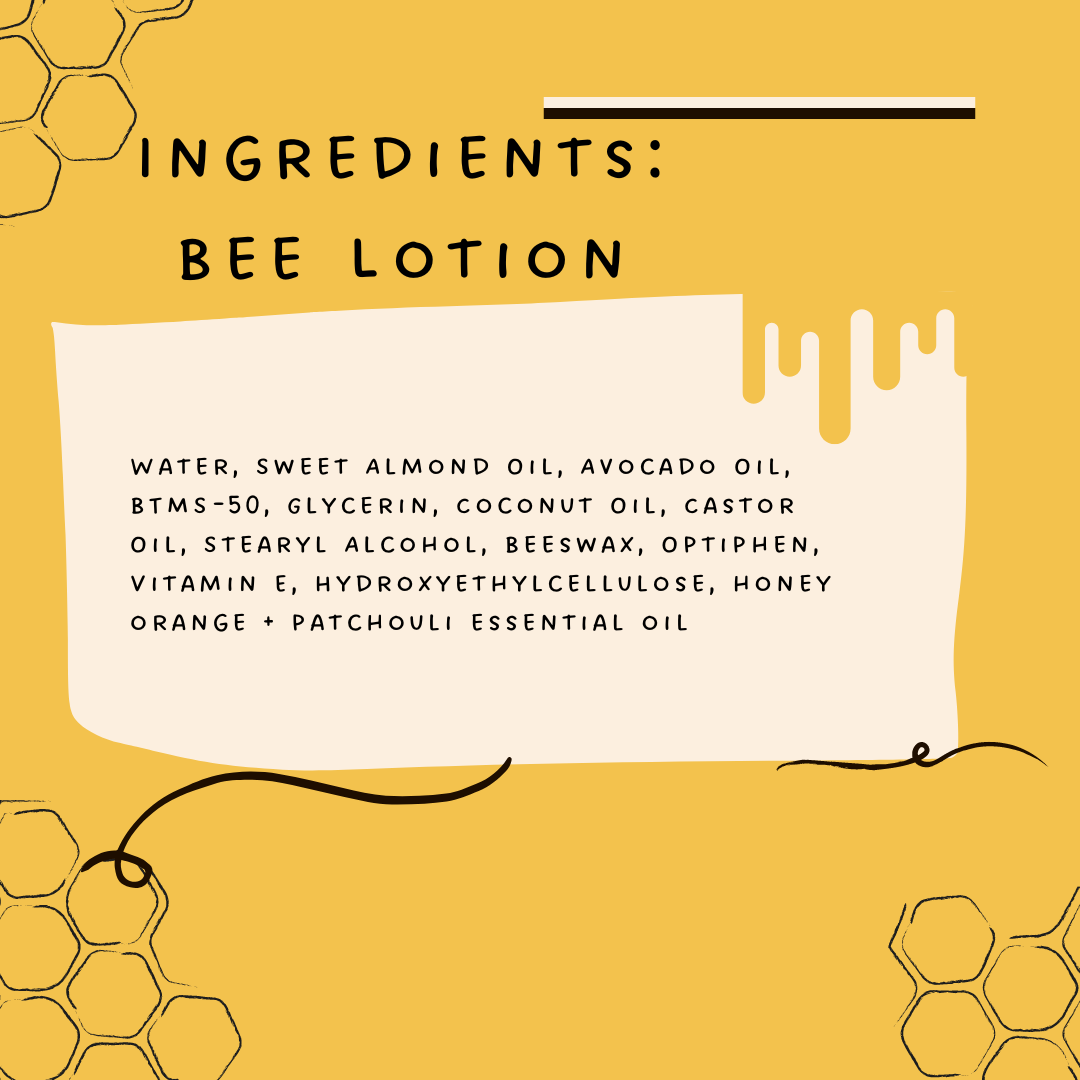 Bee Lotion- Patchouli & Orange