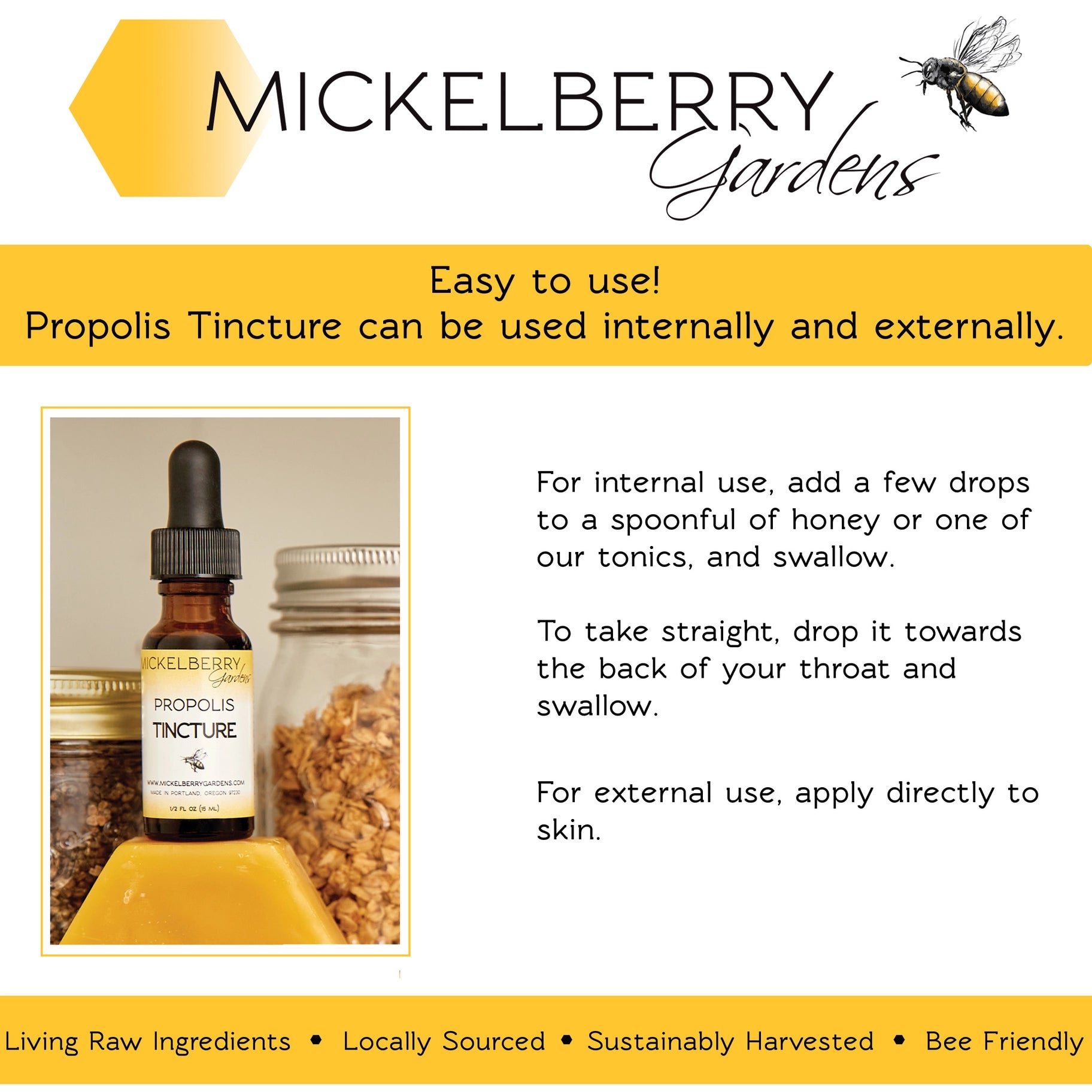 Propolis Tincture - 0.5 oz