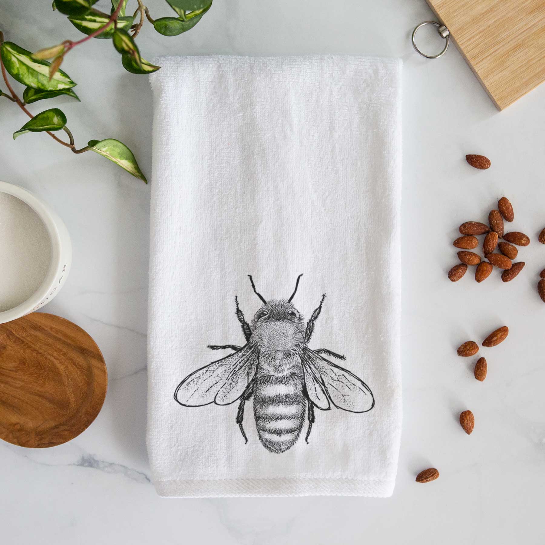 Queen Bee 100% Cotton Terry Dish Towel