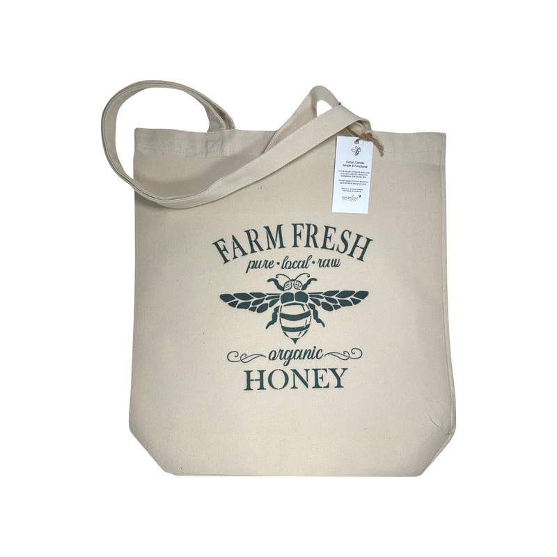 boutique holiday checkered shopping tote busy bee travel bag 'Farm Fresh Honey' Grocery or Book Coffin handbag Surf Rod:10'6'' Medium Heavy -  Surf Rod print tote bag in JanSport backpacks and zipper