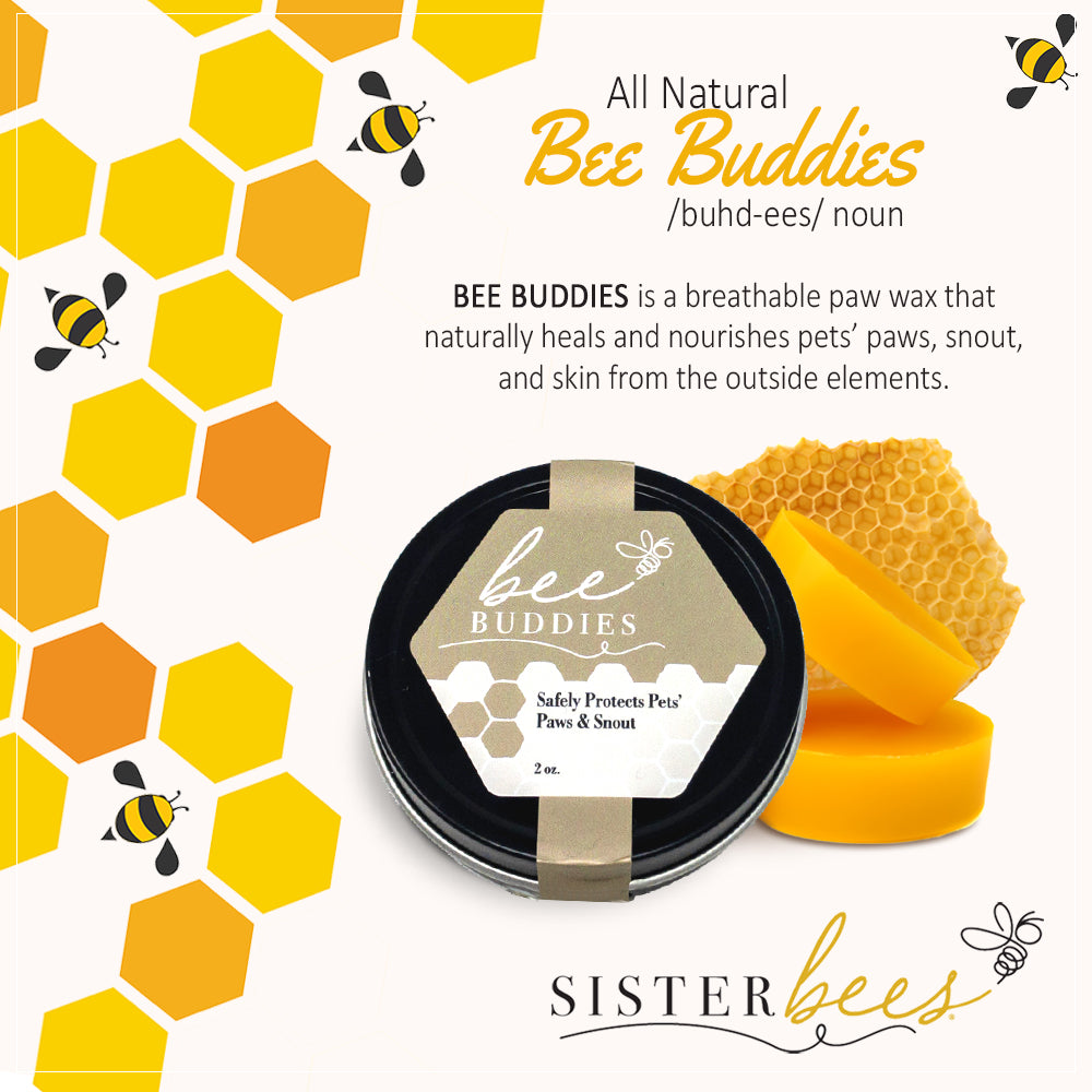 Bee Buddies - Safely Protects Pets' Paws & Snout -  Travel Size