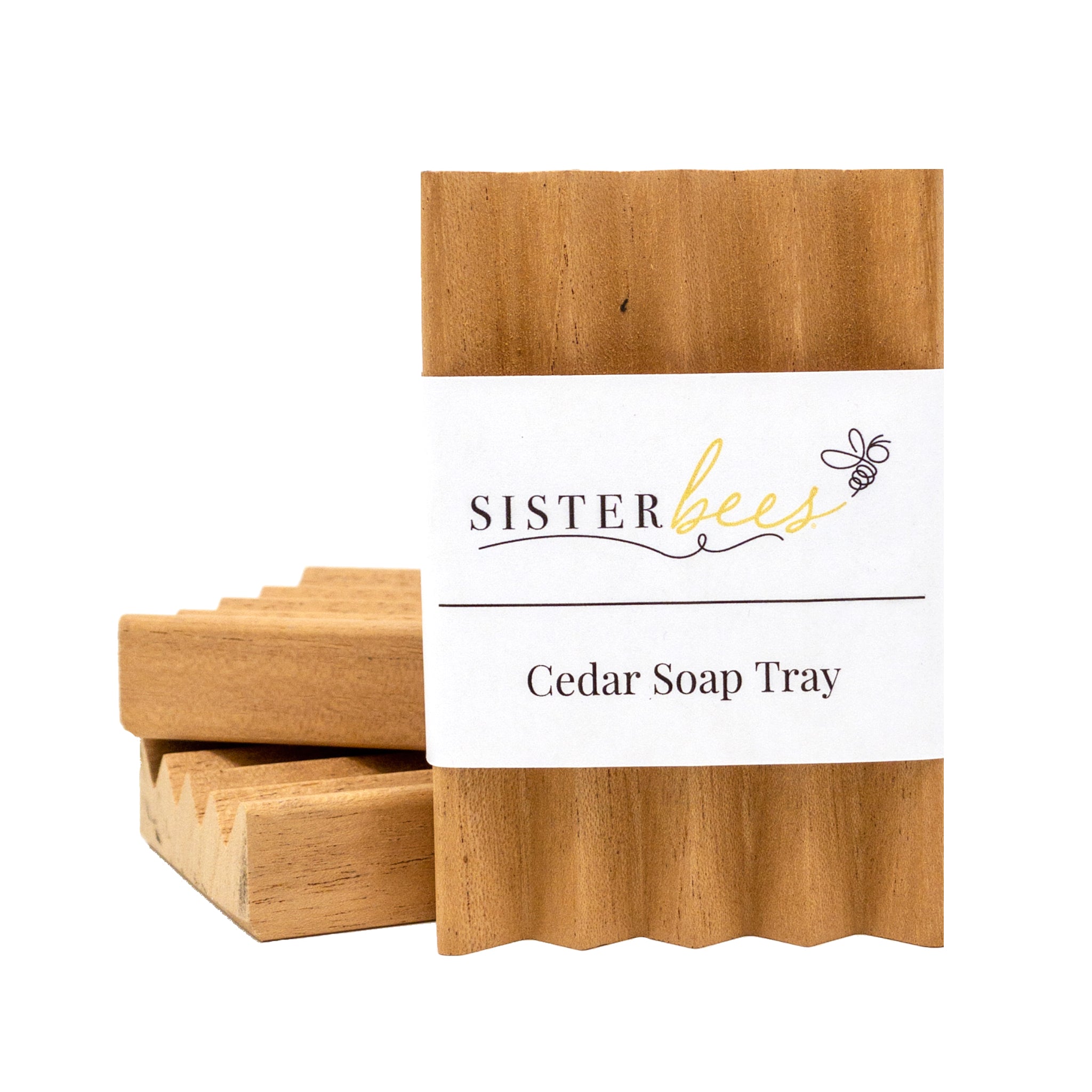Dark Bamboo Wooden Soap Dish, Bathroom Decor, Eco Friendly