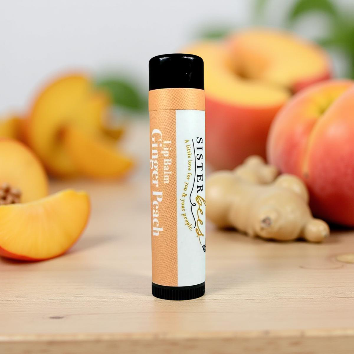 Ginger Peach Lip Balm