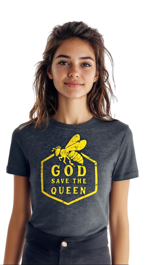 Bee Lovers Tshirt God Save The Queen Bee Lovers Tshirt God Save The Queen