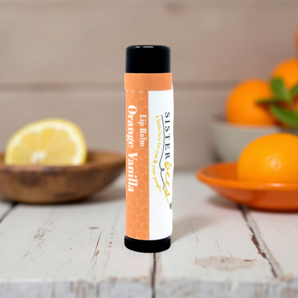 Orange Vanilla All Natural Beeswax Lip Balm