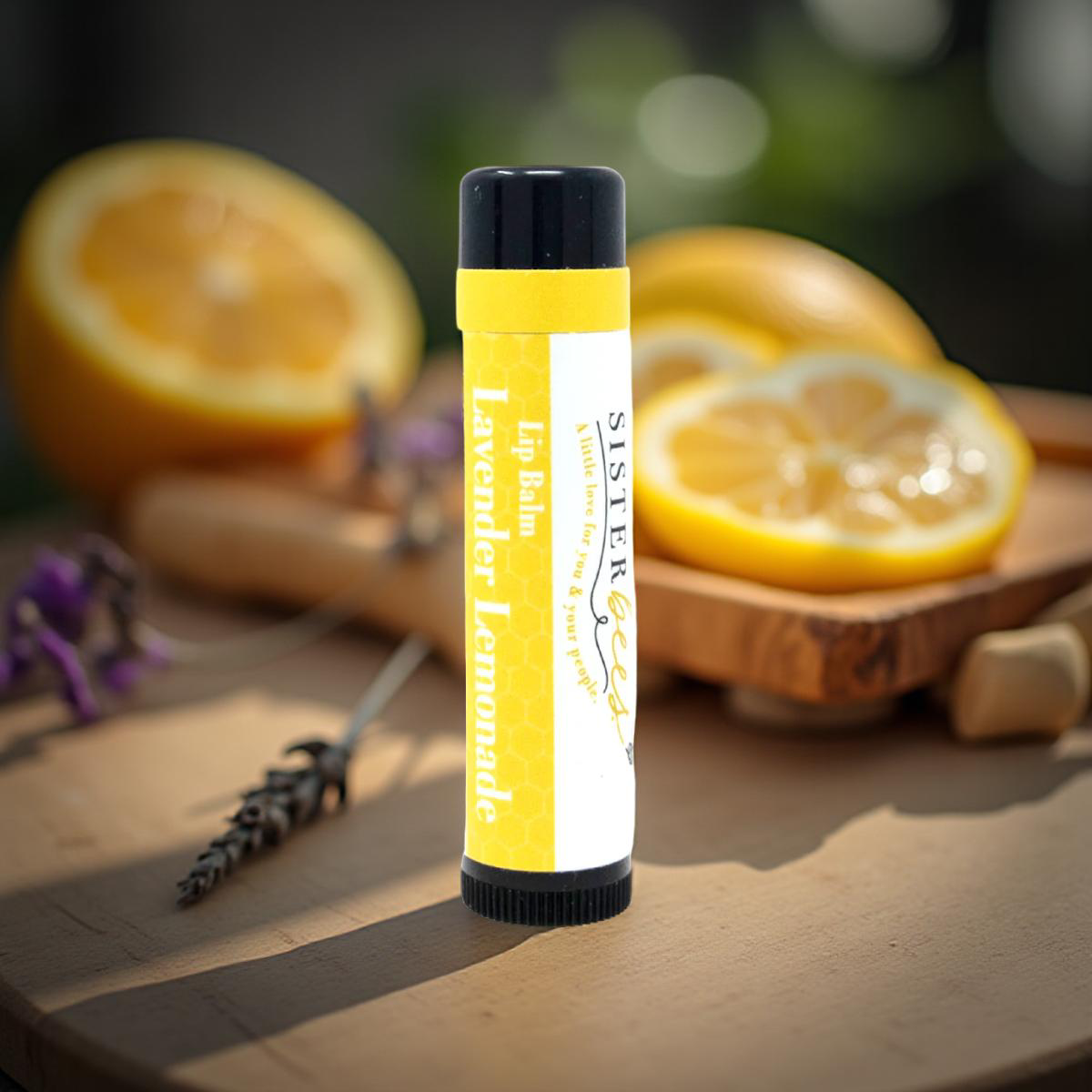 Lavender Lemonade All Natural Beeswax Lip Balm