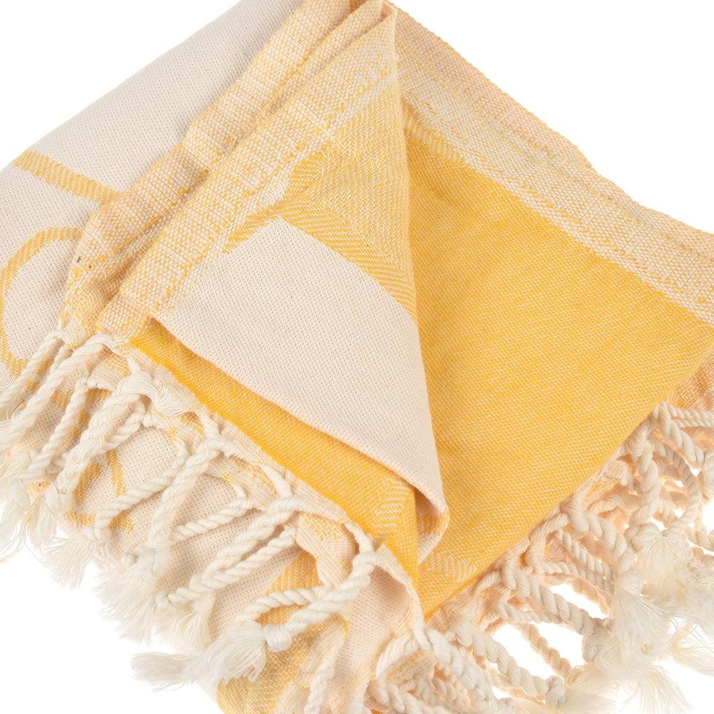 Exclusive Honey Comb-100%Cotton Beach Towel by La'Hammam
