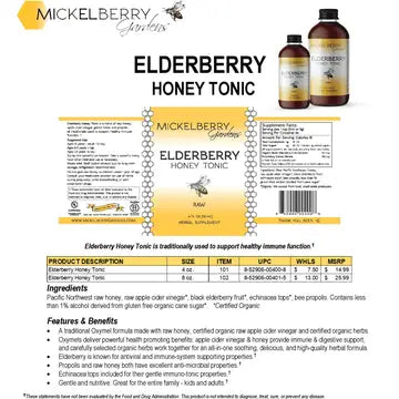 Elderberry Honey Tonic - 4oz