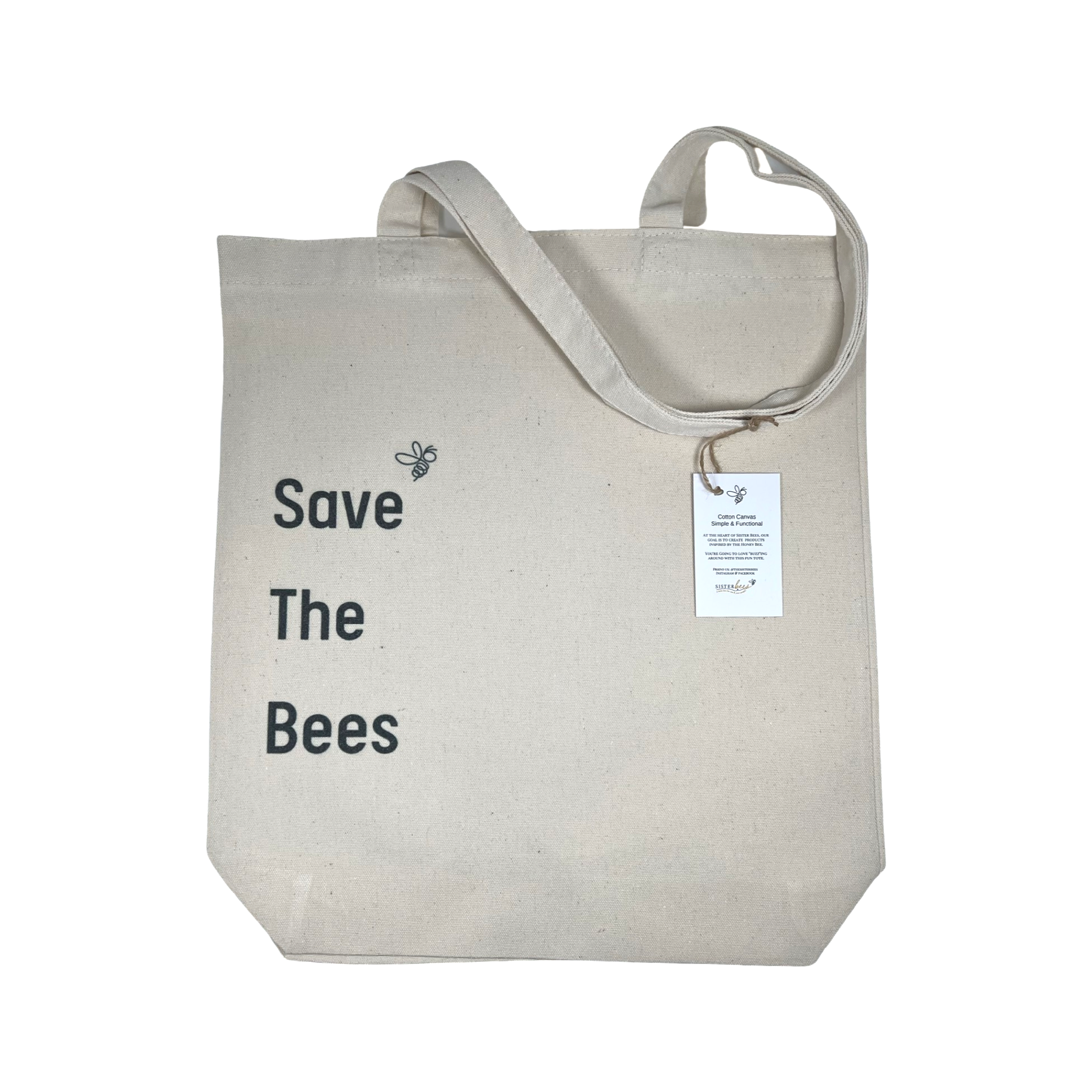 Save the Bees Grocery Tote