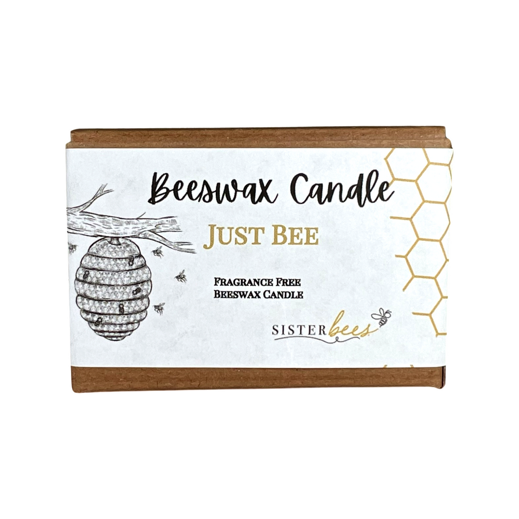 Beeswax Candle - Just Bee (no added scent)