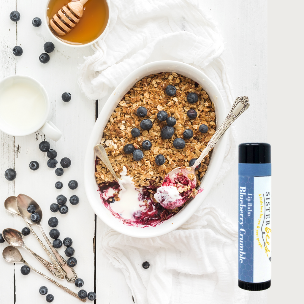 Blueberry Crumble All Natural Beeswax Lip Balm.