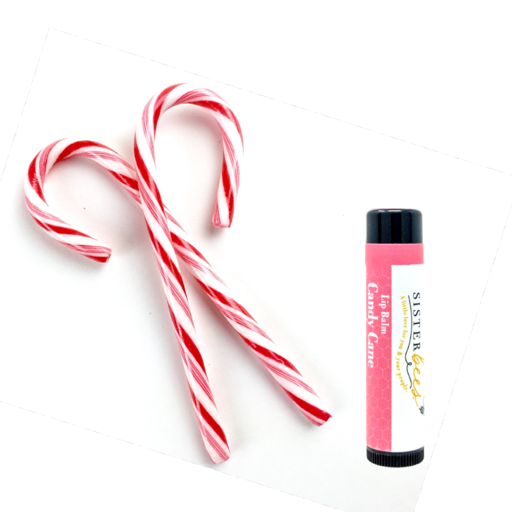 Candy Cane All Natural Beeswax Lip Balm.