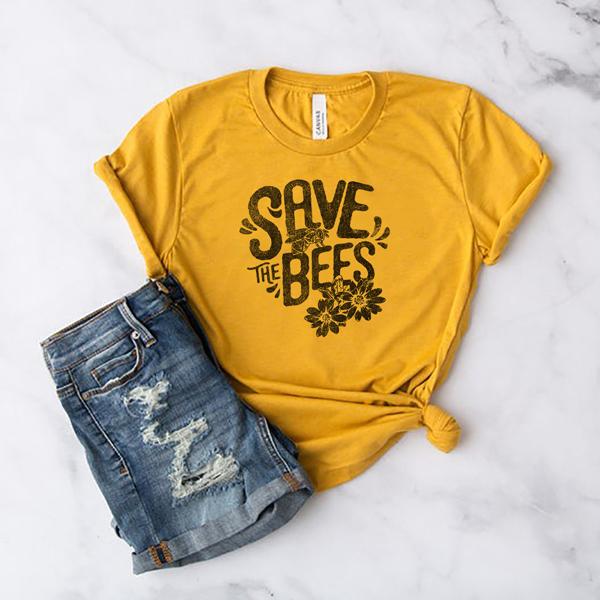 Save the Bees Uni sex T Shirt