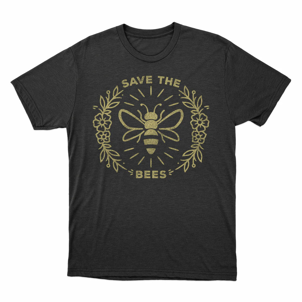 Save the Bees-heather black
